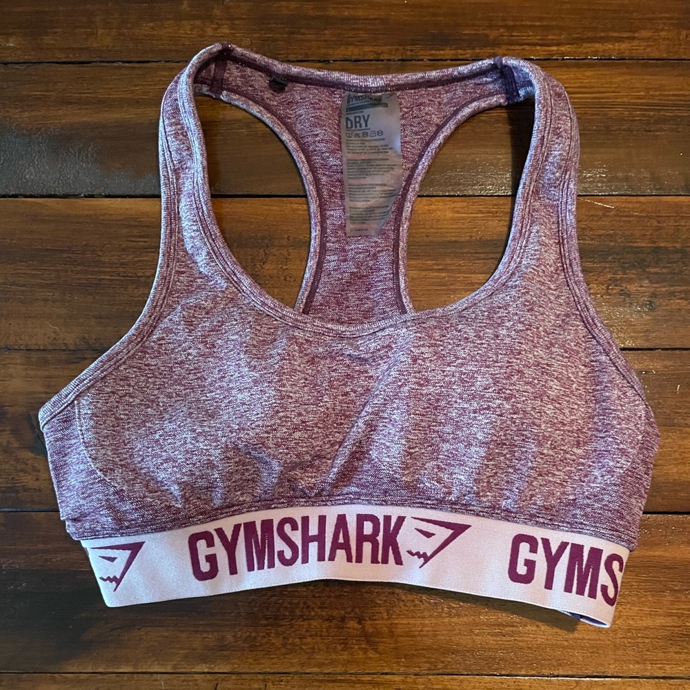COPY - Gymshark Dry Sports Bra Purple Marl Large